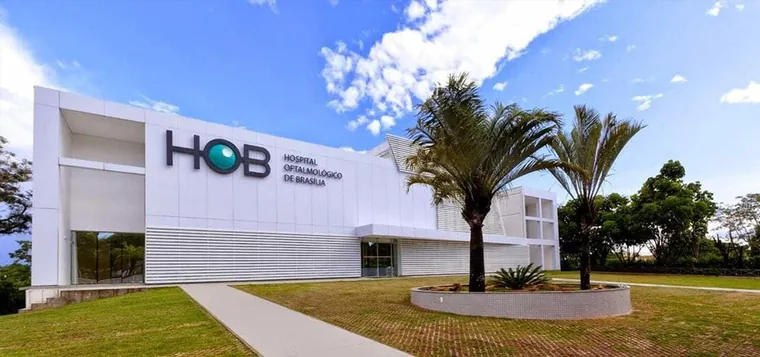 Fachada do Hospital Oftalmológico de Brasília, unidade Asa Sul
