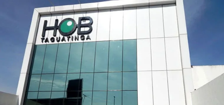 Fachada da unidade HOB Taguatinga